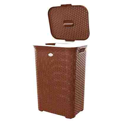 RFL Cane Laundry Brown Basket Big each